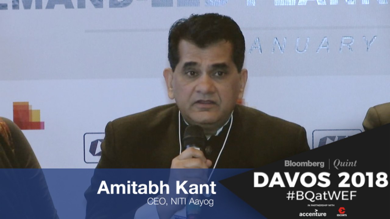 Amitabh Kant At WEF 2018: Smart Cities Will Have Top Notch Infra