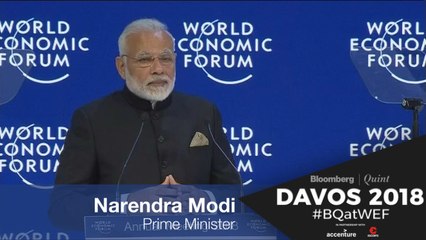 PM Modi Speaks At The WEF