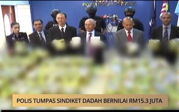 AWANI State [P. Pinang]: Polis tumpas sindiket dadah bernilai RM15.3 juta