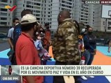Movimiento por la Paz y Vida continúa recuperando espacios deportivos en Caracas