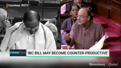 Chidambaram, Jaitley Spar Over IBC Amendment Bill