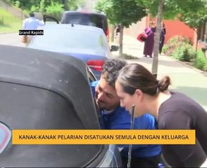 Kanak-kanak pelarian disatukan semula dengan keluarga