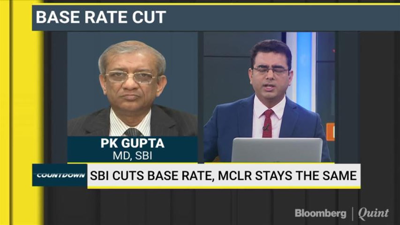 SBI Cuts Base Rate By 30 Bps
