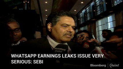 SEBI To Probe Whatsapp Earnings Leak