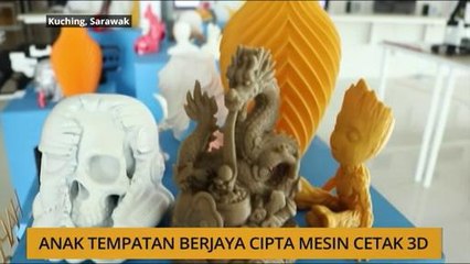 Bicara Borneo: Anak tempatan berjaya cipta mesin cetak 3D
