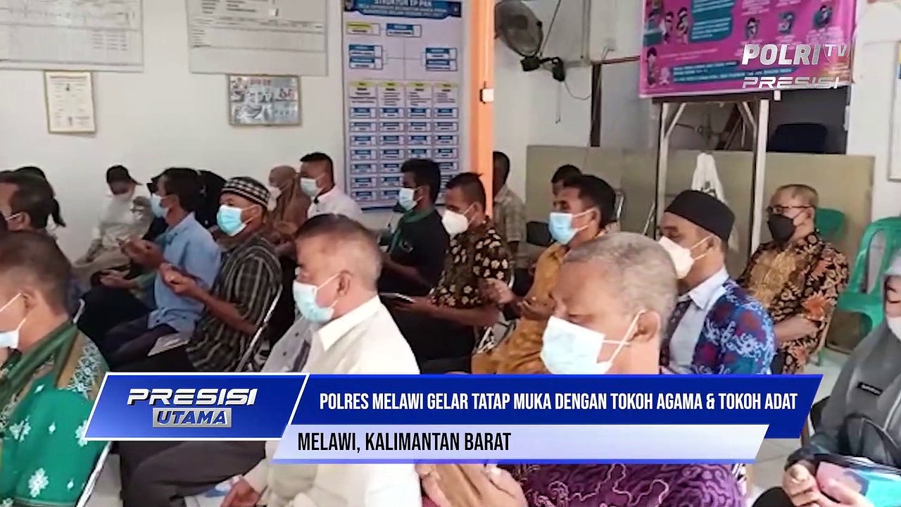 Gelar Tapka, Satbinmas Polres Melawi Ajak Ciptakan Kondusifitas Kamtibmas dan Berikan Imbauan