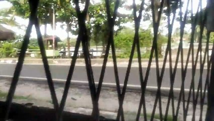 Melihat sungai Komering di sore hari