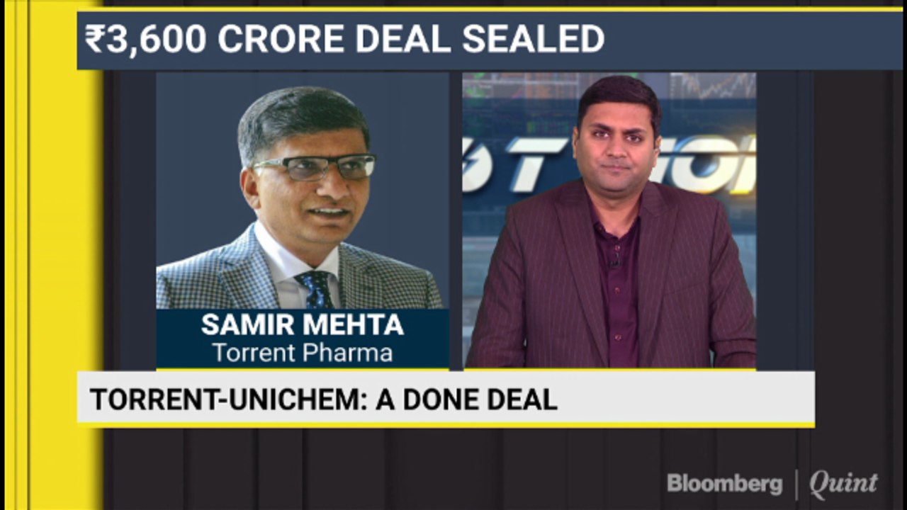Torrent Chairman On Unichem Deal Funding, Synergies & More