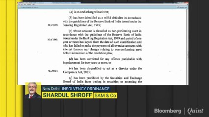 Promoters Of Insolvent Assets Kept Out Of Bidding Process