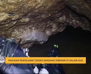 Pasukan penyelamat dedah kejadian sebenar di dalam gua