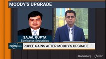 Rupee Gains After Moody’s Upgrade