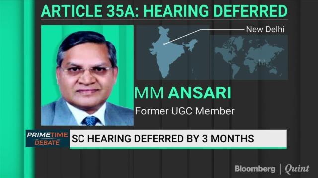 Jammu & Kashmir: Row Over Article 35a