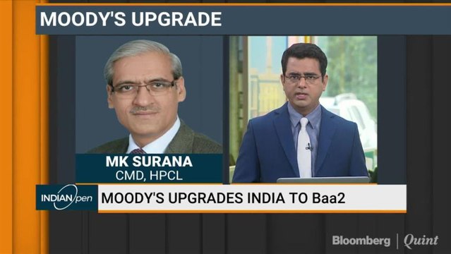 HPCL's MK Surana On Moody's India Ratings Upgrade