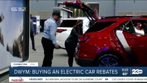 Buying an electric car rebates