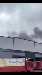 Explosions, blasts and air raid Kyiv World War 3