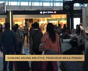 Gunung Agung meletus, penduduk mula pindah