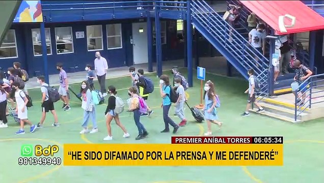 Premier Aníbal Torres: He sido difamado por la prensa y me defenderé