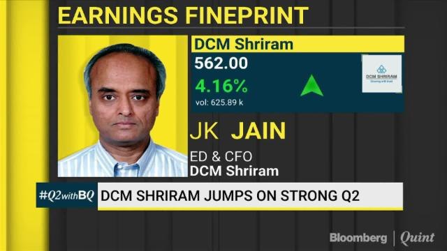 DCM Shriram Jumps On Strong Q2