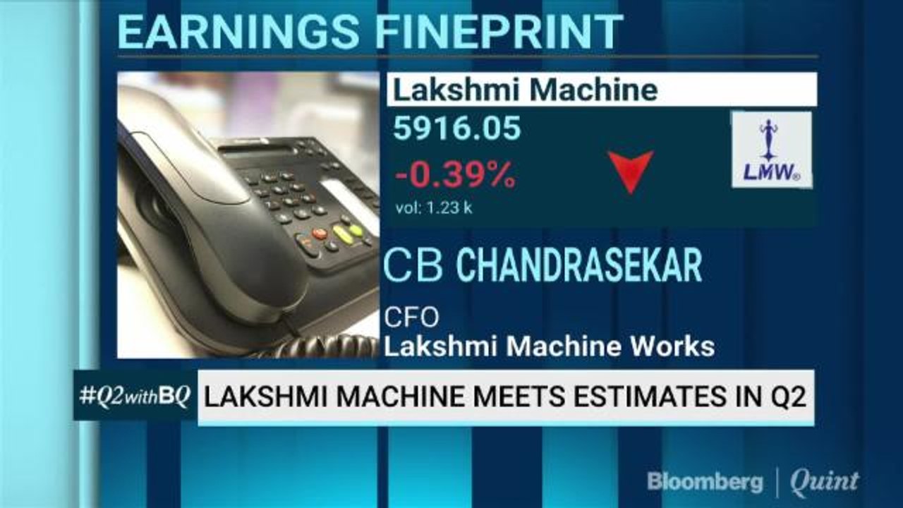 Lakshmi Machine Meets Estimates In Q2