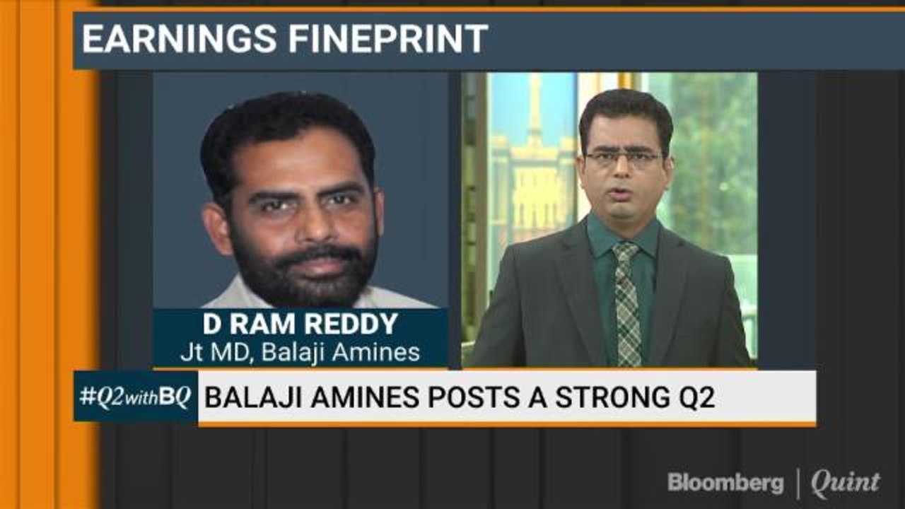 Balaji Amines Posts A Strong Q2