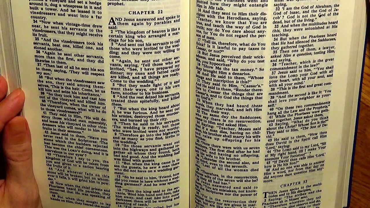 Matthew 23, the New Testament