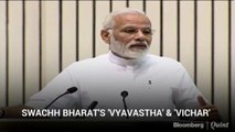 PM Modi On Third Anniversary Of Swachh Bharat Mission