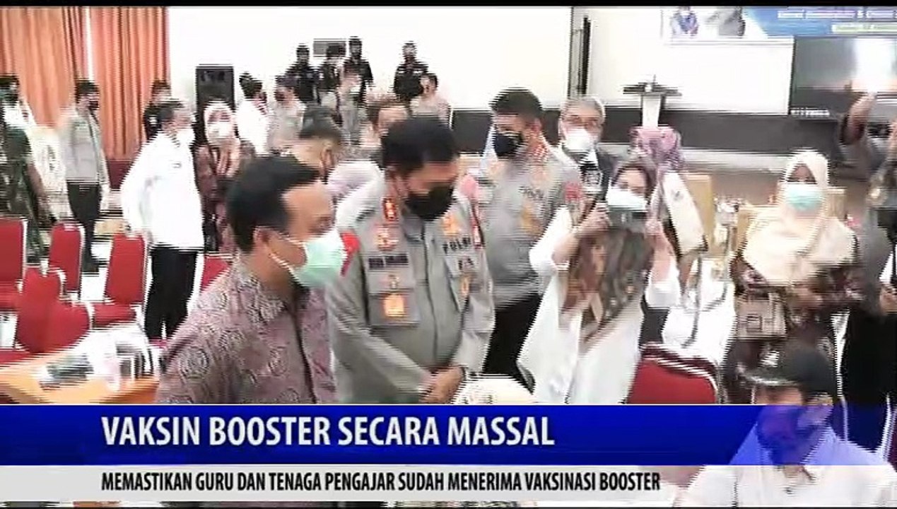 VAKSIN BOOSTER SECARA MASSAL MENYASAR GURU DAN TENAGA NON ASN