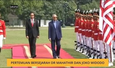 Pertemuan bersejarah Dr Mahathir dan Joko Widodo