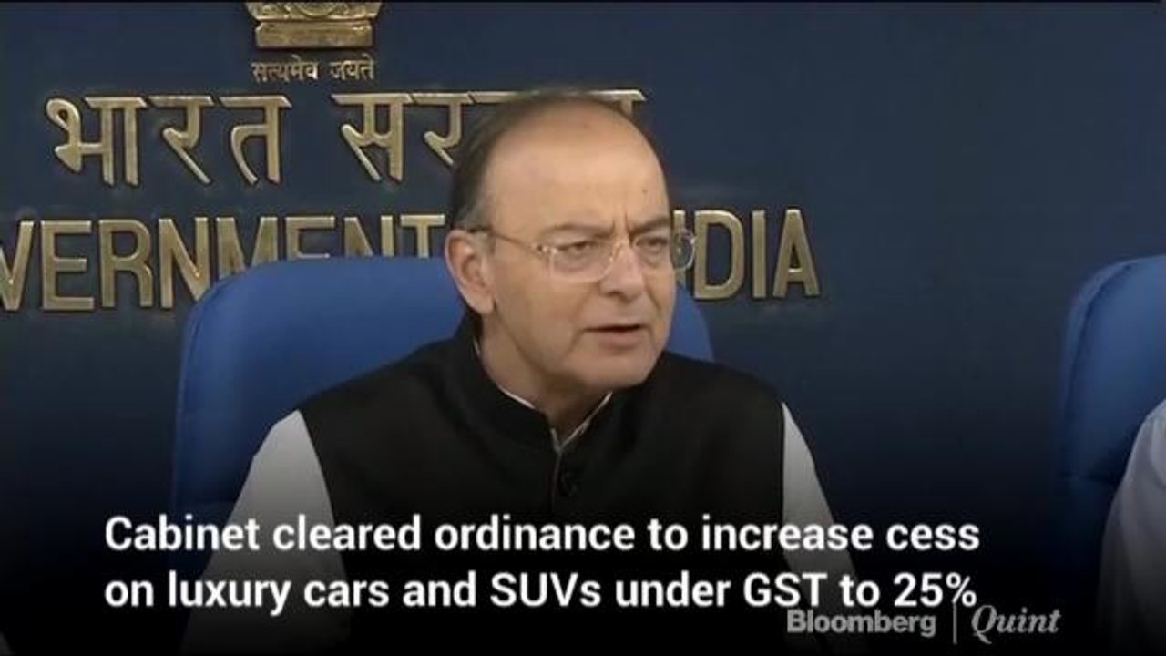 Ordinance To Hike GST Compensation Cess Cleared