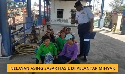 Nelayan asing sasar hasil di pelantar minyak