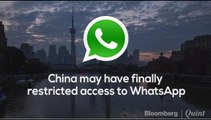China Blocks Whatsapp Ahead Of Communist Party Meeting