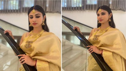 Descargar video: Mouni Roy ने पति Suraj Nambiar के लिए अपनाया मलयाली लुक, नहीं हट रहीं Fans की निगाहें | FilmiBeat