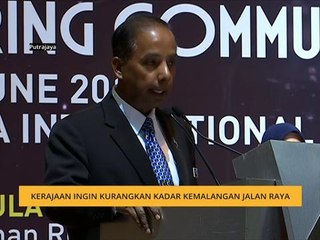 Kerajaan ingin kurangkan kadar kemalangan jalan raya