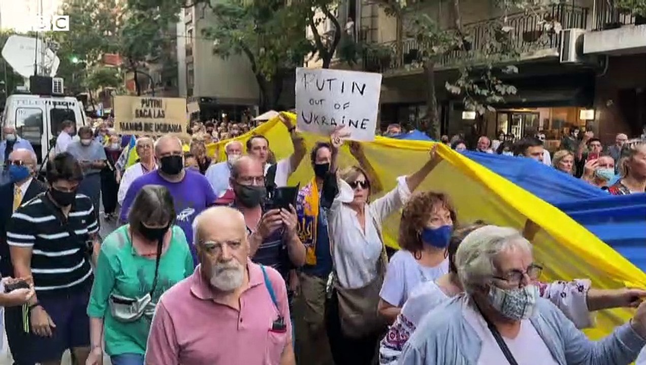 Protests continue against Russia's invasion of Ukraine