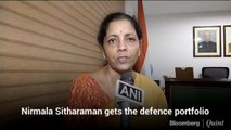 Nirmala Sitharaman Gets Defence Portfolio