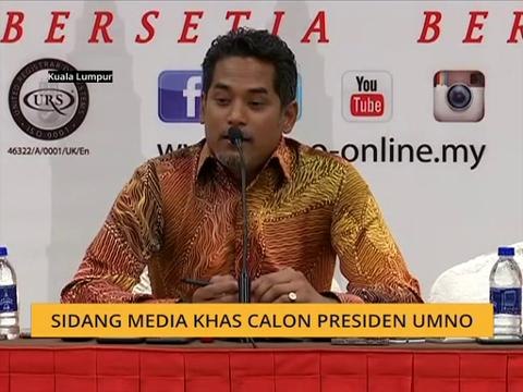 Sidang media khas calon Presiden UMNO