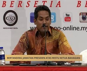 Bertanding jawatan Presiden atas restu Ketua Bahagian