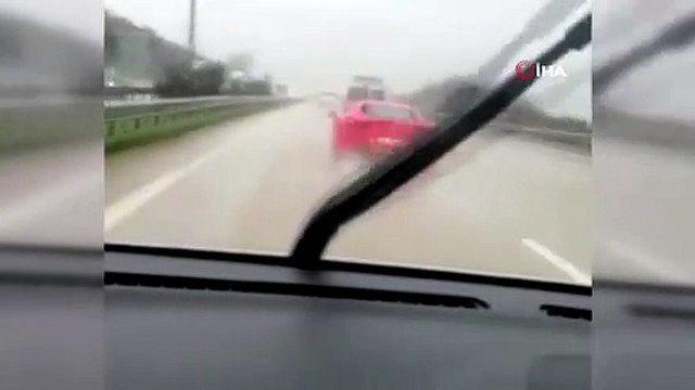 7 milyon TL’lik lüks aracın kazadan önceki ve sonraki halini görenler şaşkınlıklarını gizleyemedi