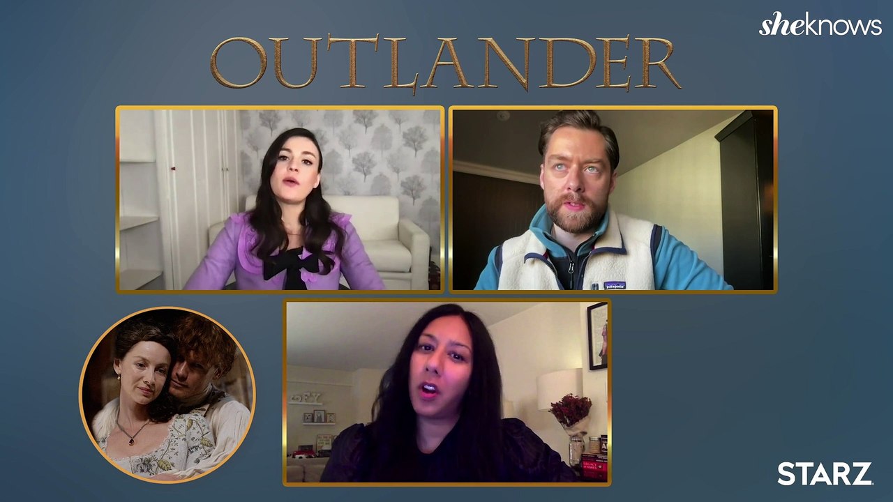 "Outlander" Stars Sophie Skelton & Richard Rankin Revisit Their Biggest Fights & Tease a Stressful Season 6