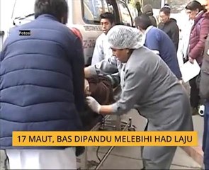 17 maut, bas dipandu melebihi had laju