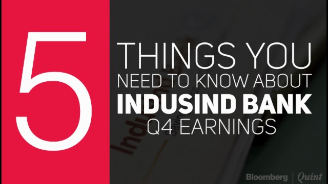 IndusInd Bank Earnings In Less Than A Minute