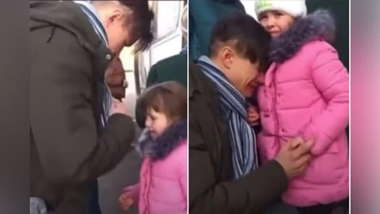 Russia Ukraine War Update: Ukraine Father Daughter का Emotional Goodbye Video Viral | Boldsky