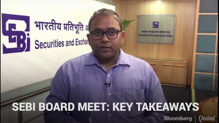 First SEBI Board Meeting Chaired By Ajay Tyagi