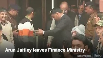 Arun Jaitley Leaves Finance Ministry For Parliament
