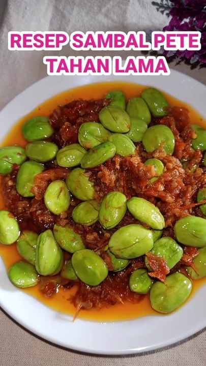 Resep Sambal Pete Tahan lama || sambel Pete pedes nikmat