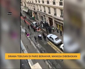 Drama tebusan di Paris berakhir, mangsa dibebaskan