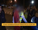 Guna nombor pendaftaran palsu elak AES