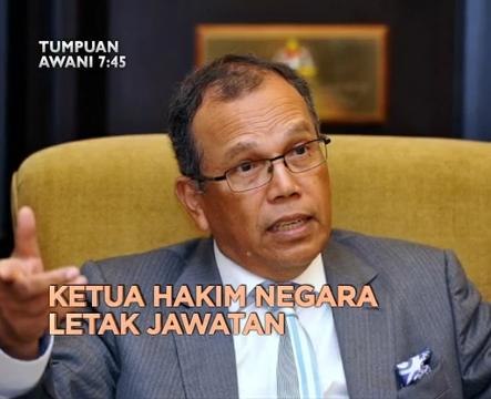 Tumpuan AWANI 7:45: Ketua Hakim Negara letak jawatan, PDRM nafi dedah nilai jam tangan dan Imam dapat duit raya