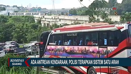 Download Video: Masuki Libur Panjang, Antrean Kendaraan dari Jakarta Padati Kawasan Puncak