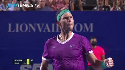 Acapulco - Nadal domine Medvedev et file en finale